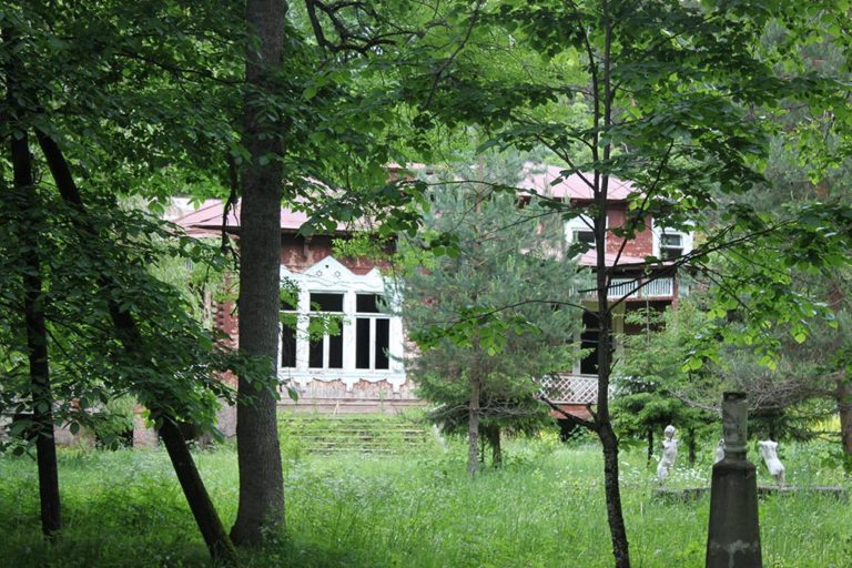 Дома утопающие в зелени. Абастумани