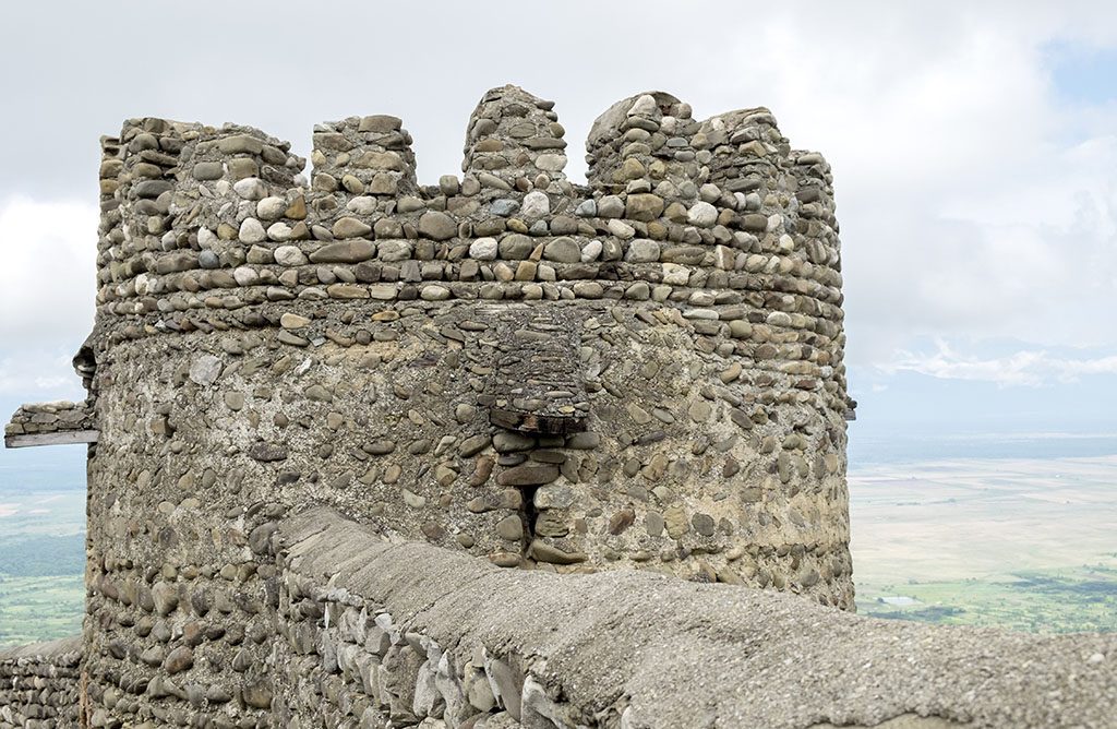 Башня крепостной стены в Сигнахи.