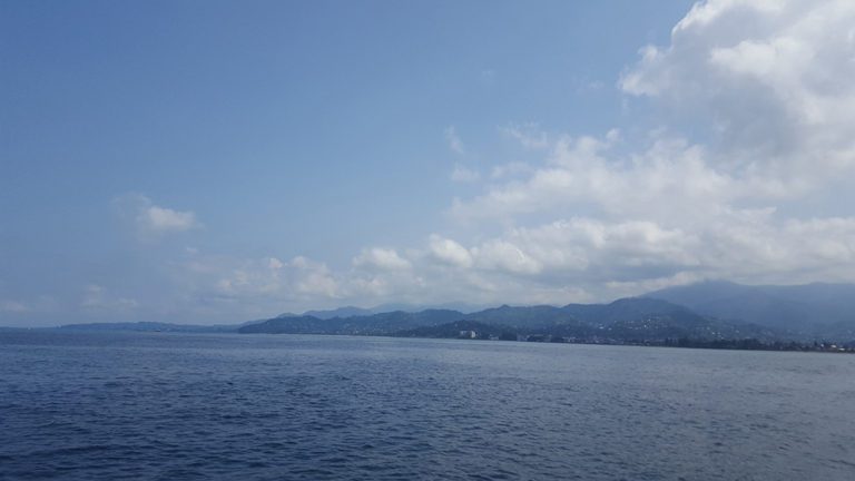 Вид на Батуми с моря