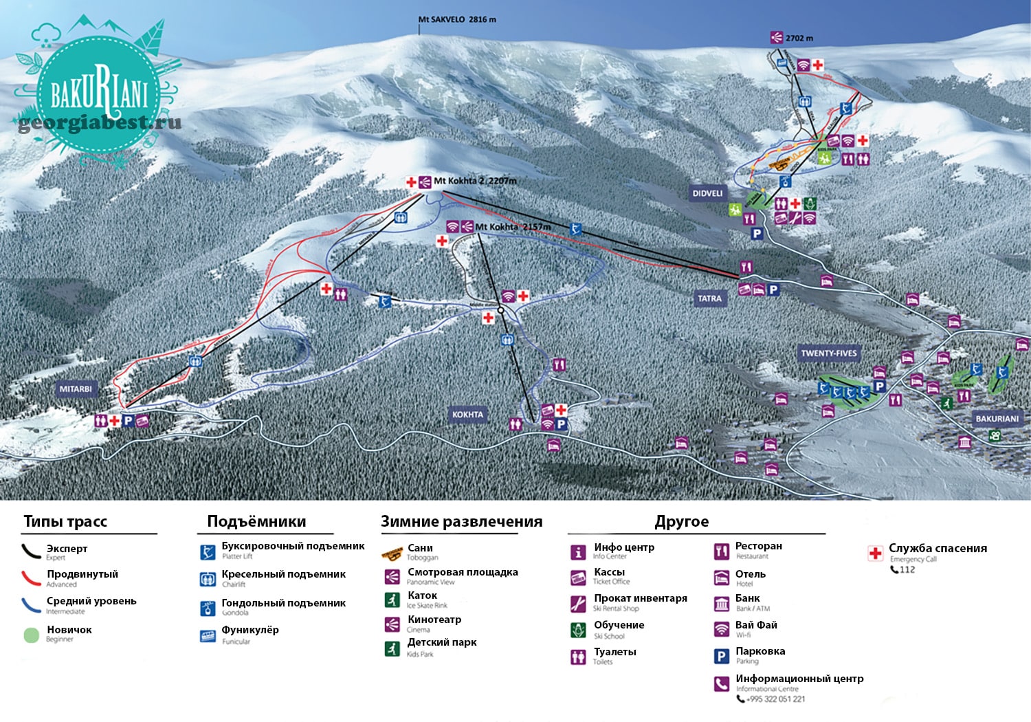бакуриани горнолыжный курорт официальный сайт