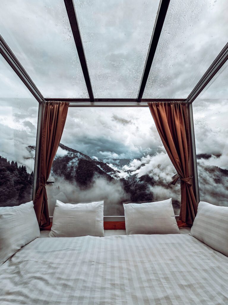 Panoramnaia spalnia v Eco House Merisi