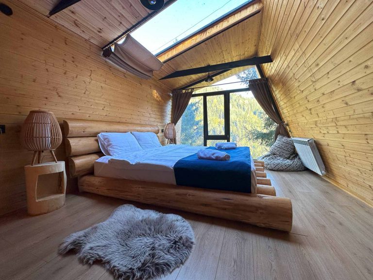 Спальня в Cottage Galileo, Абастумани