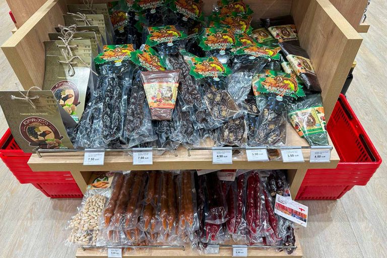 Churchkhela v duty free airport Kutaisi