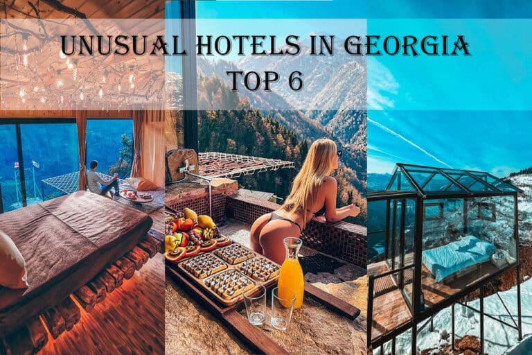 Unusual hotels in Georgia. Top 6