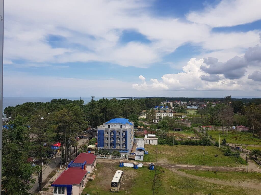 The village of Ureki from above